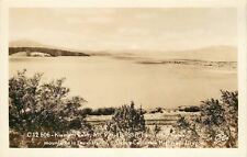 Dalles-California Highway Oregon~Klamath Lake~Mt Pitt~Cascade Mts~1920s RPPC picture