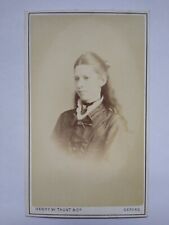 CDV Young Lady Loose Hair Fashion Jewellery Portrait by Henry Taunt & Co Oxford picture