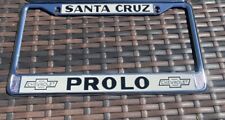 Santa Cruz PROLO Chevrolet Dealership License Plate Frames picture