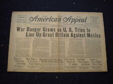 1926 DEC 11 AMERICAN APPEAL NEWSPAPER - WAR DANGER GROWS - NP 6007 picture