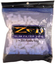 Zen Slim Hand Rolled Cigarette Filter Plug Tips 7mm - Bag of 200 - 6001 picture