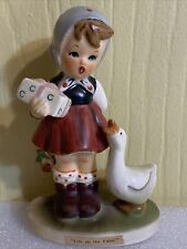 Vintage ARNART Life on the Farm Figurine Erich Stouffer Signed Numbered picture