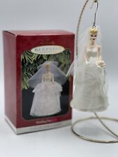 1997 Hallmark WEDDING DAY BARBIE 1959-1962 Ornament White Dress Mattel picture
