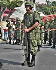 Mexican Army Sedena Modern Pixel Green Camo Pants / Trousers W/ Zipper picture