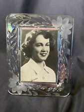 VINTAGE PRINCESS HOUSE LEAD CRYSTAL 3.5 X 5” PICTURE FRAME MINT CONDITION  picture