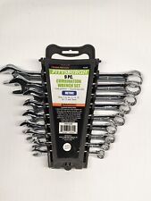 9 Piece Pittsburgh Combination Metric Wrench Set, 7, 8, 10, 11, 12,13,14,17,19mm picture