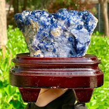 1.14LB Natural Blue berry fluorite Mineral Crystal Specimen/Inner Mongolia picture