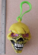 2004 Lanard Toys Rubber Skull Backpack Clip Keychain picture