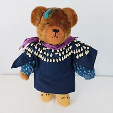 Vintage Native American Teddy Bear Children Sioux Traditional Dance Costume picture