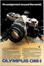 VINTAGE PRINT ADVERTISING OLYMPUS Camera Model OM-1 On Assignment 1979 picture