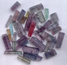 Amazing Terminated Multi Color Tourmaline Jewelry Size Crystals From @Afg picture