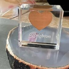 Brighton Gold Heart Paperweight picture