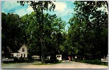 Vermilion Ohio, 1964 Entrance to Linwood Park, on Lake Erie, Vintage Postcard picture