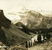 RPPC Mt Baker Washington Real Photo Postcard Sepia 1935 picture
