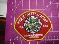 Vinatge public safety academy shoulder patch-new 1999 picture