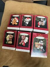 Lot of 6 Hallmark Keepsake Christmas Ornaments Child Themed in Original Boxes picture