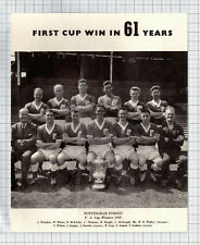 (2516) Nottingham Forest Football 1959  - 1960 Cutting picture