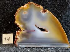 Gorgeous Brazilian Agate Slab for Cabbing/Collecting Amazing Colors and Designs picture