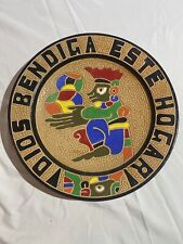 God Bless this home Plate Guatemala Circa 1980’s Dips Bendiga Este Hogar picture