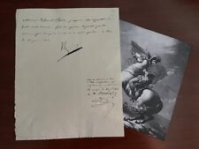 NAPOLEON BONAPARTE LETTER SIGNED TO MINISTER OF WAR ABOUT PENINSULAR WAR TROOPS picture