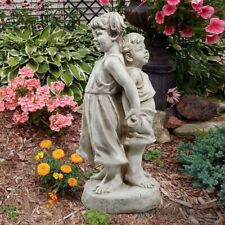 Family has Your Back Childhood Memories Older Sister Baby Brother Garden Statue picture