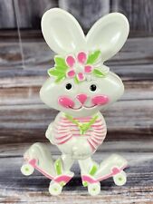 70s VTG Avon Fragrance Glace Pin Pal (RR5) - Rapid Rabbit - Spring Easter Bunny picture