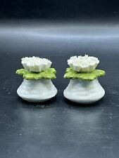 Vintage Aynsley DAINTY  White Flowers - Salt and Pepper Shakers  England MINT picture