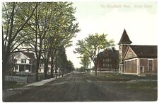 North Brookfield, Mass. postcard: Grove Street, ca 1909 picture