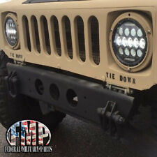 Military M998 Humvee Headlights PAIR LED Black Bezel Head Light Plug & Play H1 picture