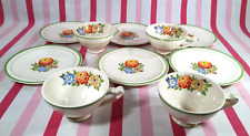 Darling 1940's Westchester by Canonsburg Pottery 10pc Porcelain Child's Tea Set picture
