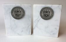 VTG PAIR OF UNIVERSITY OF PITTSBURGH BICENTENNIAL 1787-1987 MARBLE BOOKENDS   picture