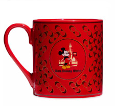 Disney Parks 2022 Walt Disney World 50th Mickey Mouse COACH Ceramic Coffee Mug picture