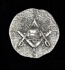 Piece of Eight Pirate Challenge coin Freemason Masonic, 1.75