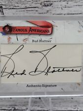 2021 Historic Auto Famous Americans Cut Signatures Bud Blattner  picture