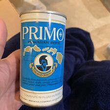 1974  PRIMO STEEL PULL TAB BEER CAN HAWAII BREWING DIVISION SCHLITZ HONOLULU HI picture