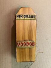 New Orleans Voodoo Toy w/ Instructions, Doll & Wood Coffin 7.5” L picture