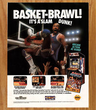 Arch Rivals Arcade Basketball Brawl - Video Game Print Ads Poster Promo Art 1992 picture