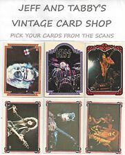 1978 Donruss  Aucoin Kiss Cards  / See drop down menu 4 card u will recieve. picture