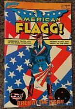 AMERICAN FLAGG #1- NM/MINT- 1ST REUBEN FLAGG- H . CHAYKIN ART-1983-COMBINED POST picture