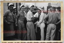50s Vietnam War Indochina French ARMY SAILOR BAR CAFE STREET Vintage Photo #376 picture