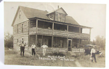 1916 BEULAH MICHIGAN Mi., RPPC  Real Photo postcard Worden's Resort Platte Lake picture