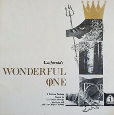 Vintage Brochure California's Wonderful One HWY 1 Great Graphics 1959-1960 picture