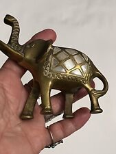Solid brass mother of pearl elephant India Overseas Trading Co. picture