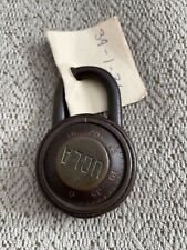 Antique UCLA Combination Lock from The 1930’s. Working. With Combo. picture