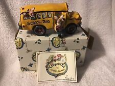 Clay works by Heather Goldminc Presented By Blue Sky Ceramic School Bus Teacher picture