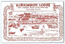 c1950's Kirkwood Lodge Lake On The Ozarks Osage Beach Missouri MO Postcard picture