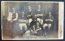 Mint England Real Picture Postcard RPPC Soccer Team Scotland picture