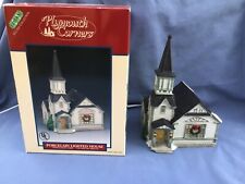 Lemax Village Collection Plymouth Corner Church 1994 Lighted picture