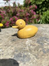 Vintage Hand Carved Wooden Duck Duckling decoration picture