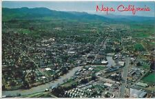 Arial View Napa, CA. Postcard c-1960 picture